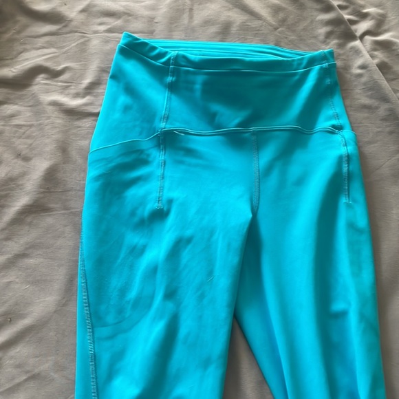 lululemon size 2 teal wunder train pants - Picture 2 of 3